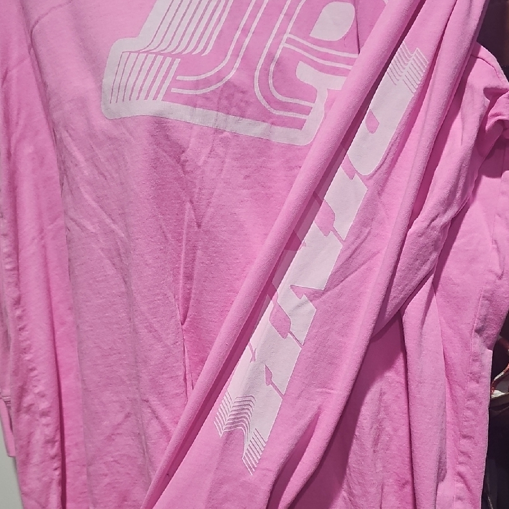 PINK Victoria's Secret Womens Long Sleeve Shirt - Pink - Picture 6 of 6